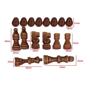 JEU SOCIÉTÉ - PLATEAU Jeu d'échecs international en bois 32 pièces ensem