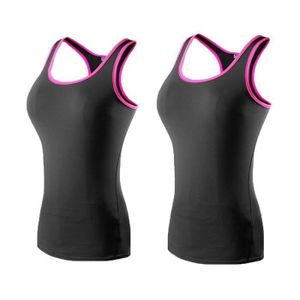 4505 - Débardeur sans coutures avec dos nu et soutien-gorge intégré - Noir 4505 - Débardeur sans coutures avec dos nu et soutien-gorge intégré - Noir