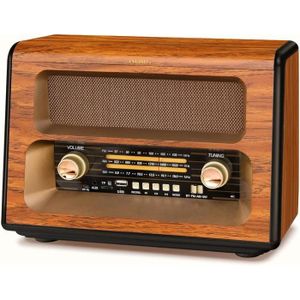 RADIO CD CASSETTE Poste Radio Vintage PRUNUS J-199 , AM FM SW Rétro 