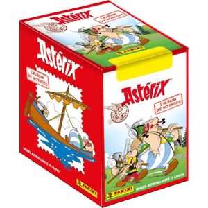 CARTE A COLLECTIONNER Album de voyages Asterix - PANINI - Boite de 36 pochettes - Stickers - Multicolore