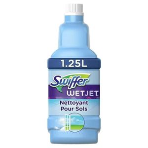 LINGETTE NETTOYANTE LOT DE 2 - SWIFFER - WetJet Solution Nettoyante Po