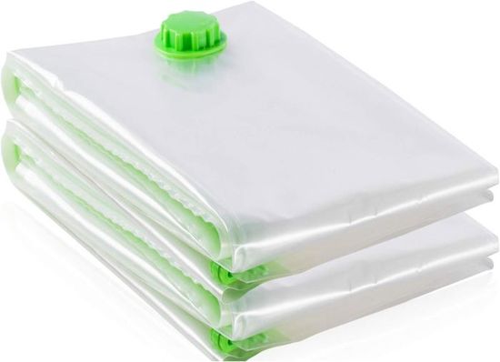 Hikkon Sacs de Rangement Sous Vide Extra Larges (130x100cm) - Sacs