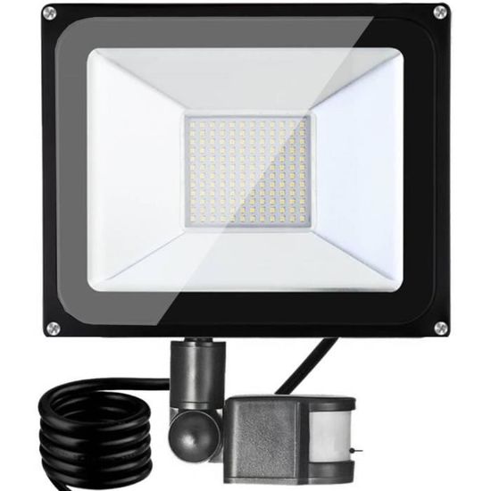 Projecteur Extérieur Led Détecteur De Mouvement Pir, 2Pcs 100W 10000Lm