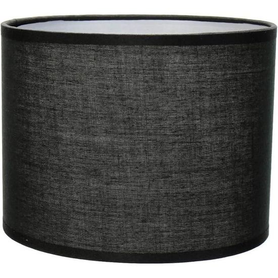 Abat-jour En Corde De Papier Tissé Noir - Pour Lampe De Table Ou Suspension - Design Naturel