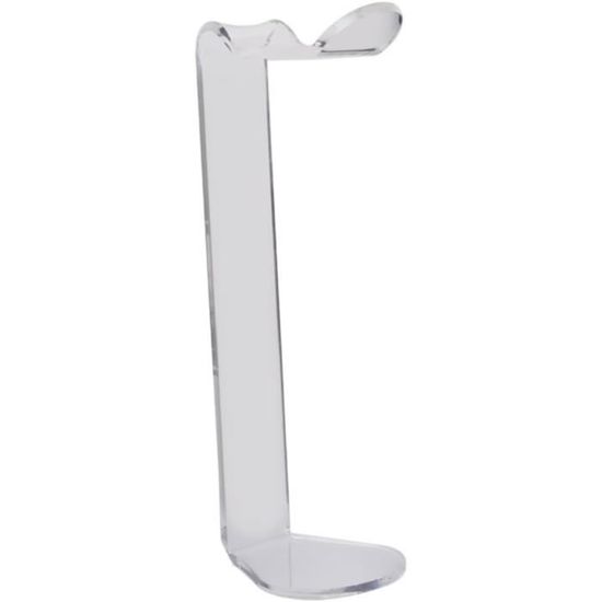 Support Casque Mural Acrylique Transparent - 2 Pièces Avec Crochets, Pour Tous Les écouteurs (gaming, Audio)
