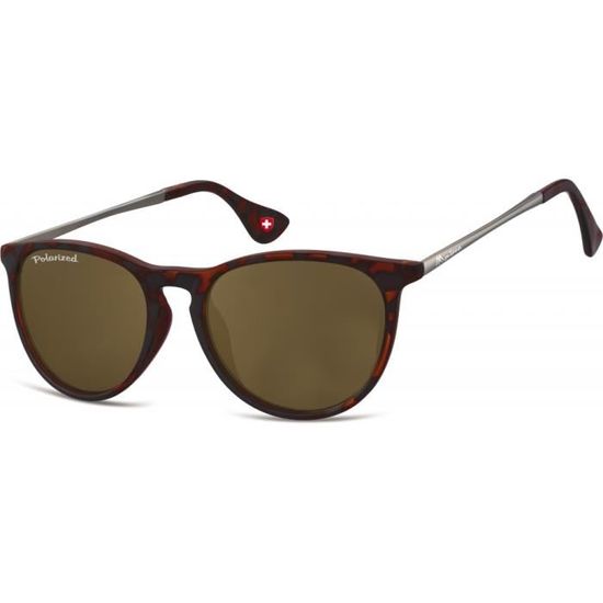 Lunettes De Soleil Homme Ronde Lunettes De Soleil Rondes Vintage PARTY GO - Style Lennon Avec Verres Polarisés UV400 Monture Métal Léger