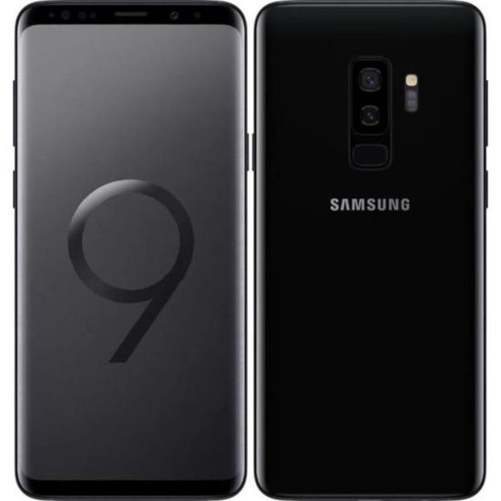 SAMSUNG Galaxy S9+ 64 go Noir - Double sim - Reconditionné - Très bon état
