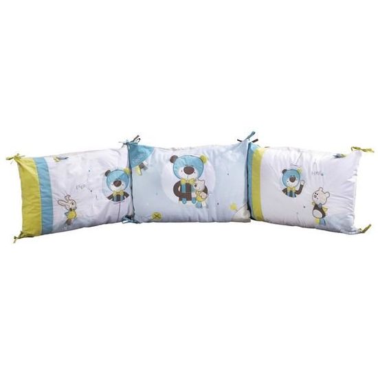 Parure de lit 6 pi/èces pour lit de b/éb/é 120 x 60 ou 140 x 70 cm