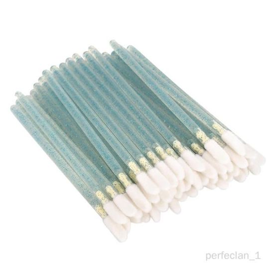 Vesaneae 200 Pièces Pinceaux à Lèvres Jetables, Pinceau pour Rouge à Lèvres, Brosses à Lèvres Jetables, Applicateurs de Brillant à Lèvres, Microfibre Lèvres Brosses, Outil de Maquillage Beauté Kits
