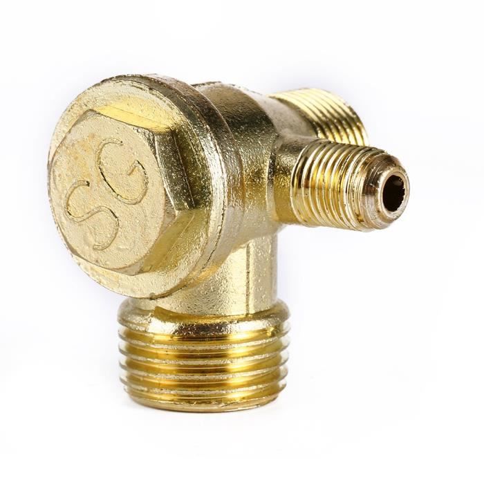Clapet anti-retour du compresseur d'air en alliage de zinc 20 * 16 * 10MM (avec description)-TAM