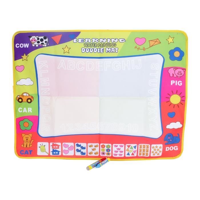 Tapis de dessin, tapis d'écriture dessin de l'eau pour enfants jouet cadeaux
