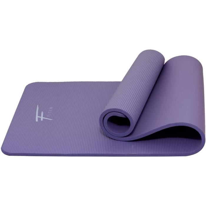 Fitem Tapis de Sol Ultra-Epais en Mousse Confort Haute Densité NBR - 183 x 60 x 1,5 cm ou 1 cm - pour Gym,Yoga, Sport, Gymnastique,