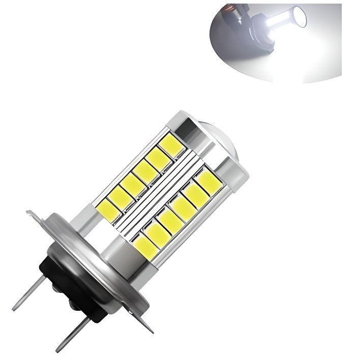 1x Ampoule H7 LED 33 SMD Blanc Xenon phare scooter moto 6500K