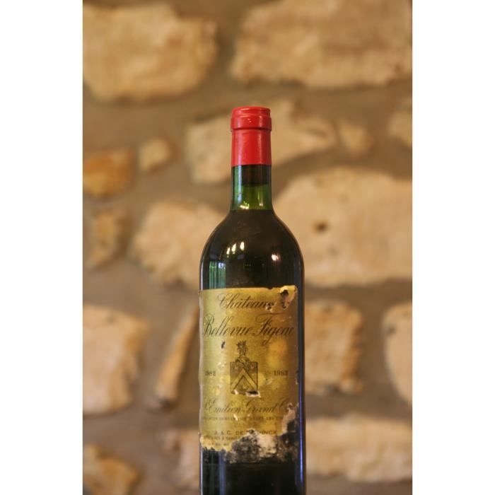 Vin, rouge, Château Bellevue Figeac 1982 Rouge