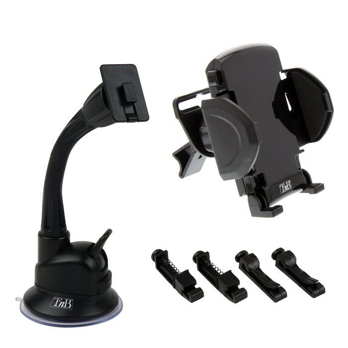 TNB Pack 3 En 1 Support Et chargeur allume-Cigare universel téléphonie