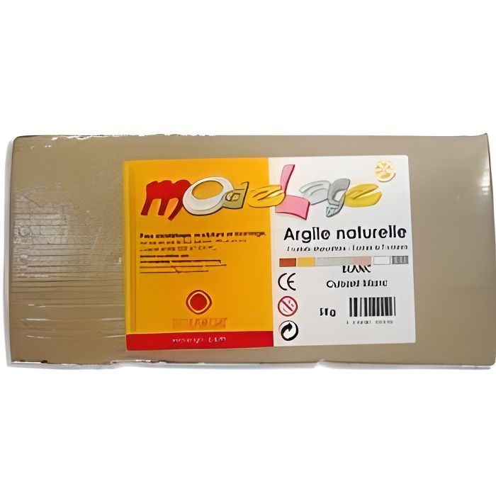 Argile naturelle Modelage 5kg Blanc