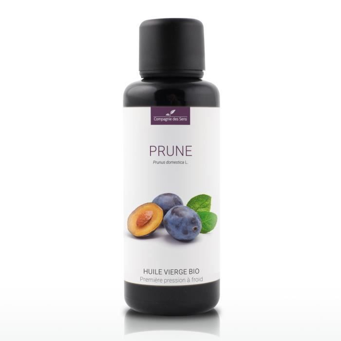 PRUNE - 50mL - Huile Végétale Certifiée BIO, 100% Pure, intégrale et naturelle - Aromathérapie - Usage Cosmétique Contenance - 50mL
