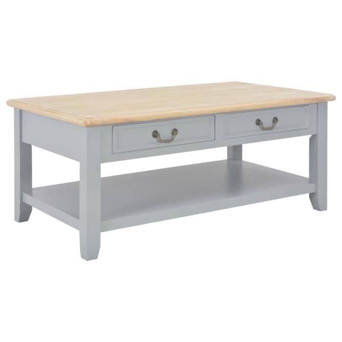 Table basse Gris 100 x 55 x 40 cm Bois