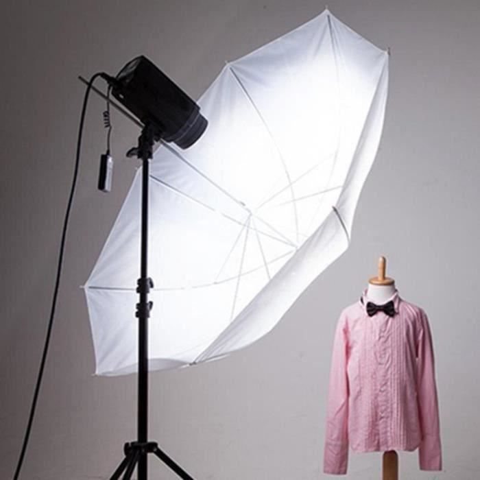 Studio Accessoires 33 pouces Photo Studio Flash Translucide blanc parapluie souple Photo la19692