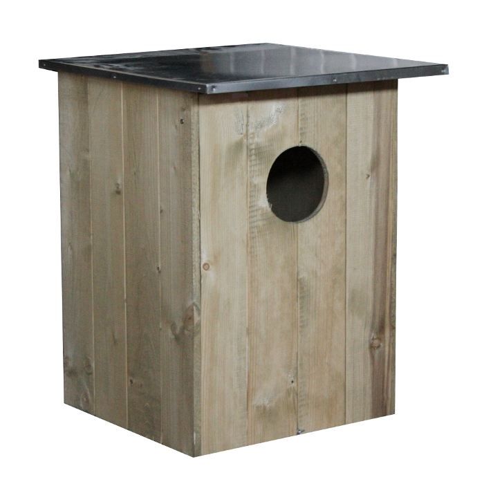 Esschert Design Nichoir pour hulotte 47,5 x 47,5 x 59,7 cm