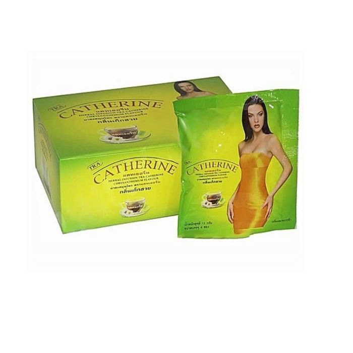 Thé Infusion Catherine x 32 sachets - Séné et Chrysanthème - Régime - Laxatif - Soin Minceur