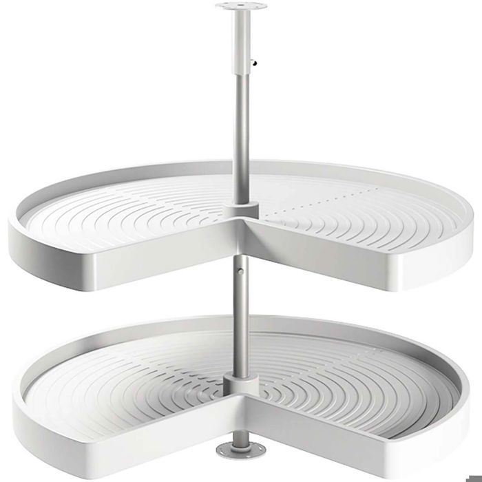 Jeu de plateaux Shelvo EMUCA 3-4 pour module 900 mm en plastique blanc - 8928915