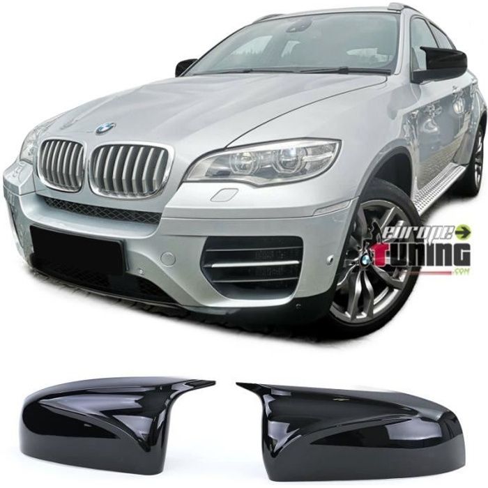 COQUES RETROVISEURS NOIR SPORT LIGNE PACK M BMW X5 E70 & X6 E71 (05335)