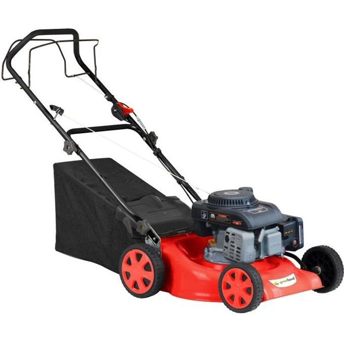 GREATLAND Tondeuse thermique tractée 46cm 139cc mulching