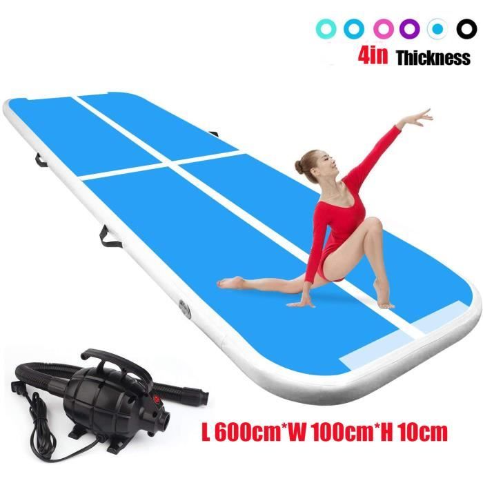 Livraison Gratuite 6m Matelas de Gymnastique Gonflable Gym Dégringolade Air Piste Plancher Culbutant Air Piste Tapis Pour Adultes