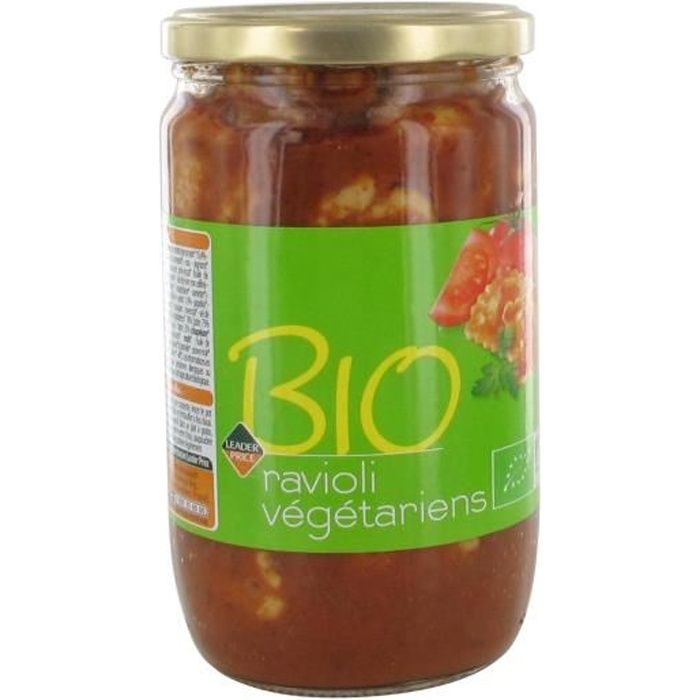 Ravioli végétariens Bio - 650g