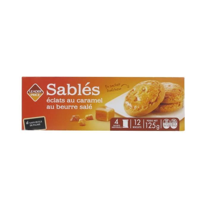 [Lot de 12] Biscuits sablés - 125g par paquet