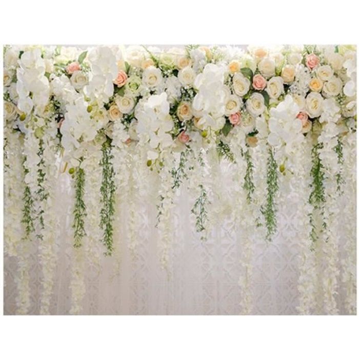 Toile de fond Studio Photo Photographie Fleur Anniversaire Mariage 210x150cm