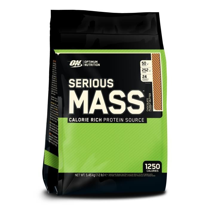 Serious Mass CHOCOLATE PEANUT BUTTER 5455g Optimum Nutrition