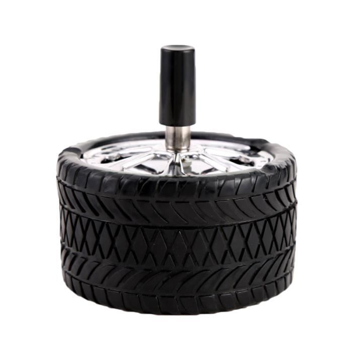1pc cendrier en acier inoxydable pneus design durable de bureau pour PERSONNALISATION VEHICULE - DECORATION VEHICULE