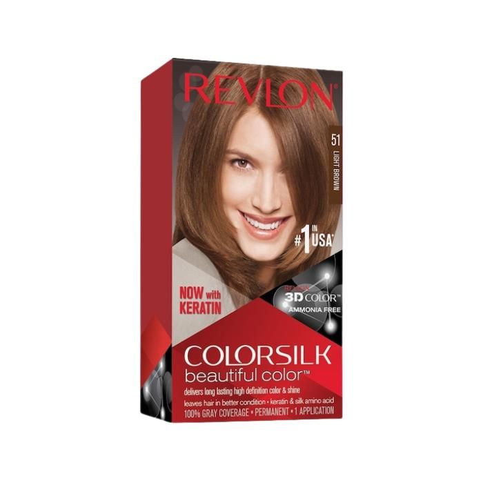 COLORSILK Coloration N°51 - Châtain clair - 59,1 ml