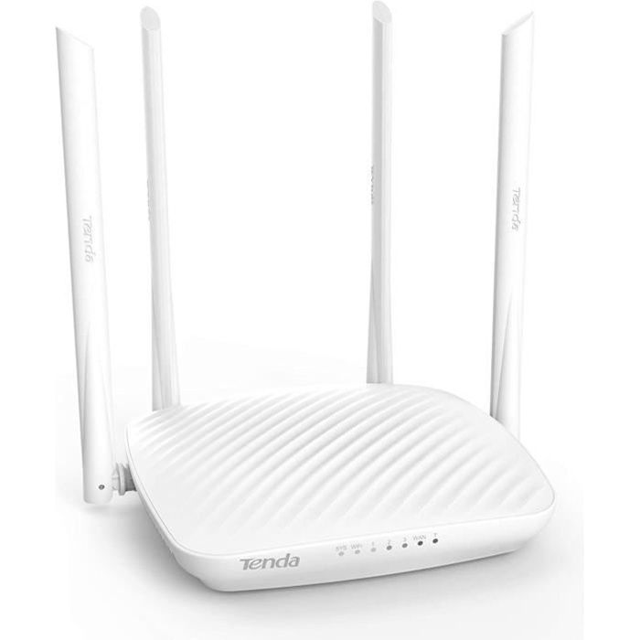 Routeur WiFi 600 Mbps - Tenda F9, 4 * 6dBi Antennes, ports Ethernet, Beamforming+, Mode AP