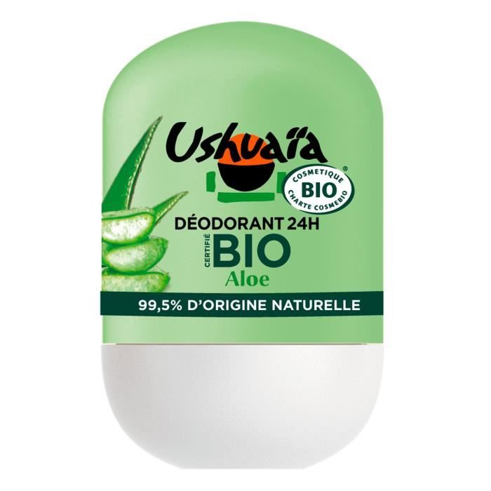 USHUAIA BIO Déodorant bille 24h Aloé du Mexique - 50 ml