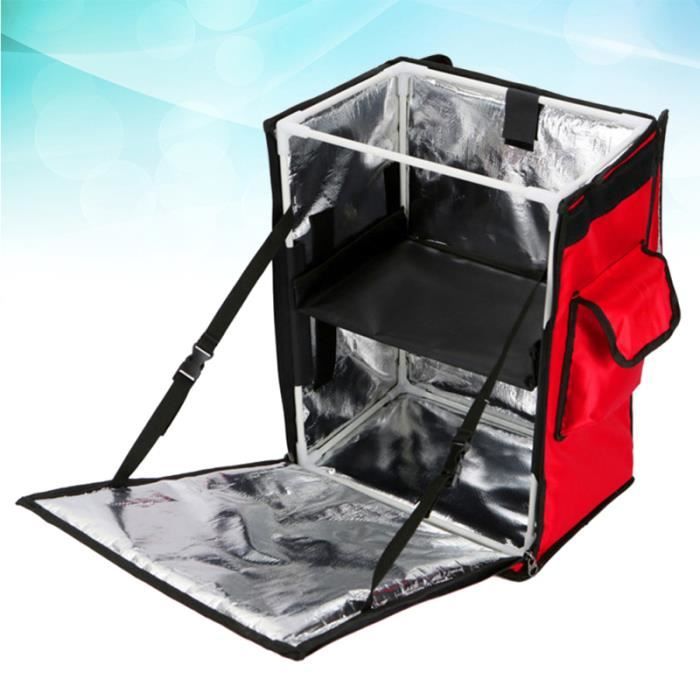 43L Double Couche À Emporter Sac Dos Déjeuner Pizza