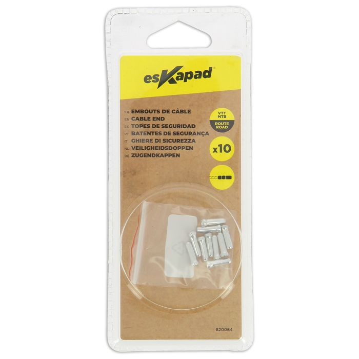 100 Embouts De Câble Vélo Noir - 4mm Et 5mm - Pour Câbles De Frein Et Dérailleur - VTT Et Route