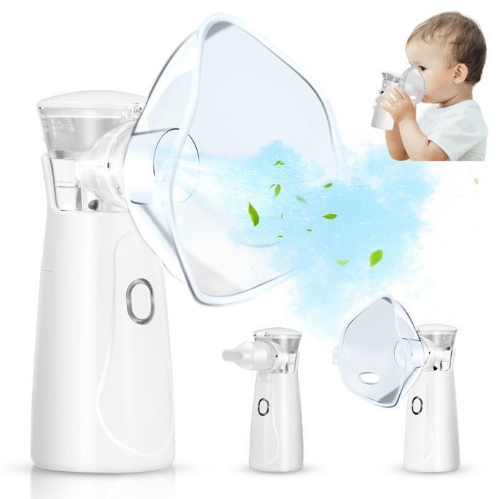 Silent Portable Aerosol Adultes et EnfantsAppareil à Ultrasons Aérosol Efficace pour Soulager la Respiration