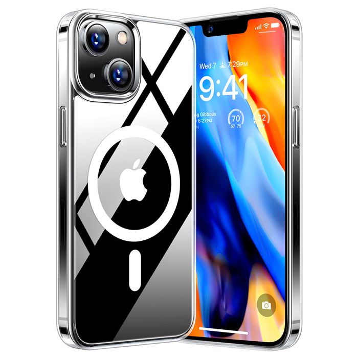 Coque Téléphone - TORRAS - iPhone 15 - Ultra Robuste - Transparente - MagSafe
