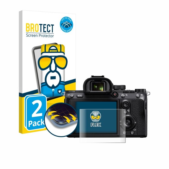brotect Protection Ecran Anti-Reflet pour Sony Alpha 5000 (DSLR-A5000) (2 Pièces) - Film Mat