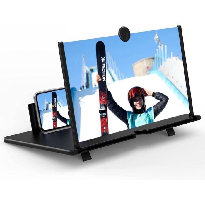 Loupe D'écran Téléphone 20/26/32 Pouces - Agrandisseur HD Pliable - Compatible Tous Smartphones - 2