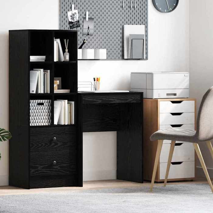 vidaXL Bureau Autre Chêne noir 60 x 40 x 76 cm Bois dingénierie 869371