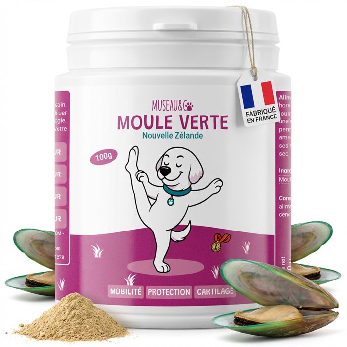 Comparer les prix de Museau & Co - Moule verte - Articulations souples chiens et chats