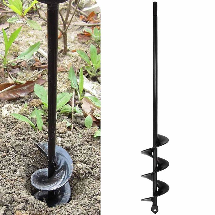 Foreuse Foret Foret hélicoïdal de Jardinage - 4x42cm- pour perceuse sans Fil - avec ...