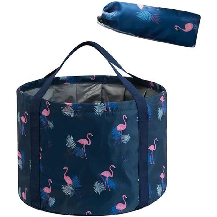 Bassin de bain de pieds multifonctionnel pliable et portable Pour spa et pédicure à domicile Adapté aussi pour le camping Bassin de bain de pieds multifonctionnel pliable et portable Pour spa et pédicure à domicile Adapté aussi pour le camping