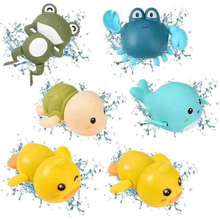ESTINK Jouets de bain pour bébé animaux marins, Jouet de bain pour