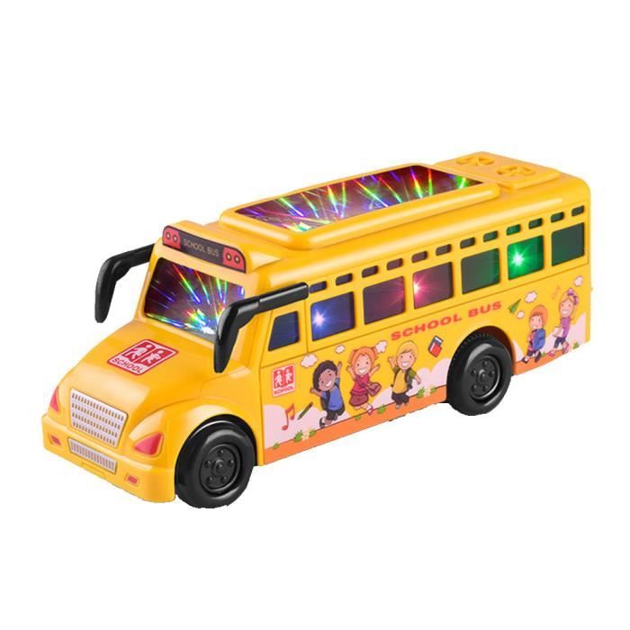 Car Light Bus Voiture Enfant Musique Léthargie Voiture Bébé Jouet Mini  école Voiture Bus Jouet YE @2375 - Cdiscount Jeux - Jouets