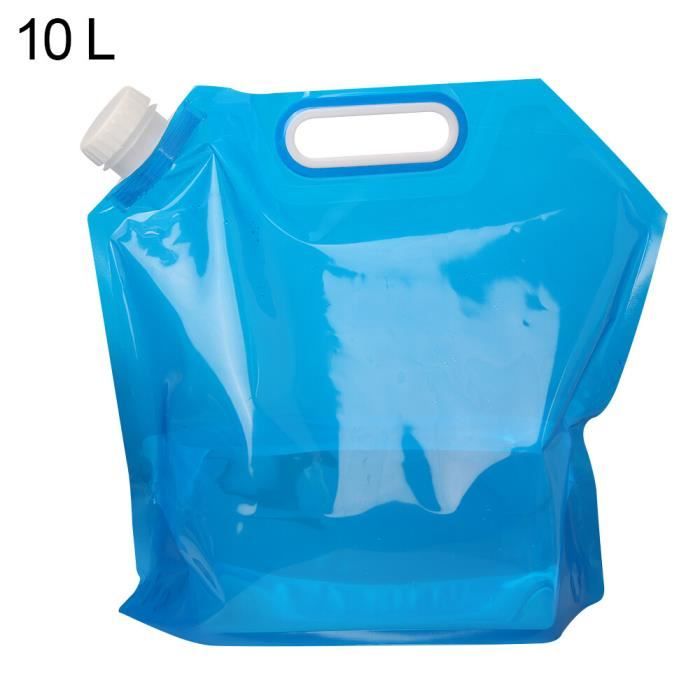 6 Gourdes Pliables Kiuiom 480ml - Sans BPA Avec Mousquetons Randonnée Voyage
